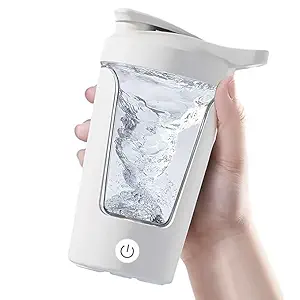 Electric Protein Shaker Bottle - Auto Mixing Cup for Smoothies, Protein Shakes & Coffee - Perfect for Gym, Travel & Home